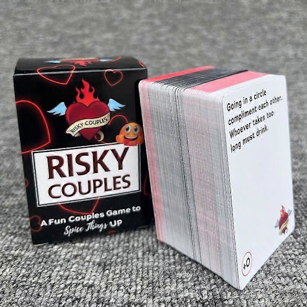 2025 Risky Couples - Et sjovt parspil til at krydre tilværelsen, kortspil til dateaftenen