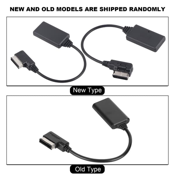 Bluetooth 5.0 AUX-musikinterfaceadapter lydkabel passer til AMI MMI MDI