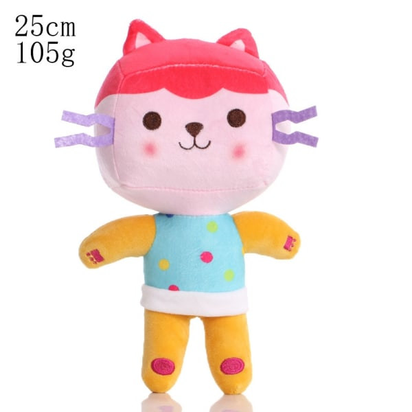 1:a Gabby's Dollhouse Plysch stoppade leksaker Leende Cat Mercat Car - Perfet C