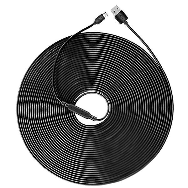 USB til Micro USB Ladekabel for Termometer / Kamera / CCTV Kamera 15m_tfrf