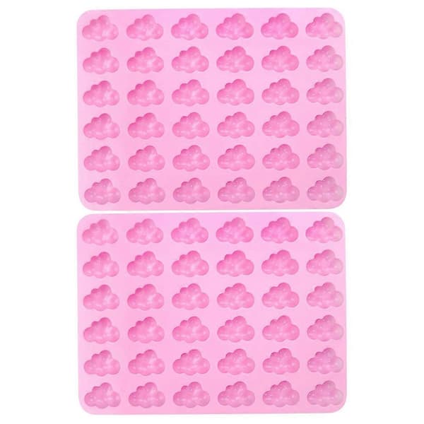 2 stk. 3D Sky Silikoneform Chokoladegodteriform Fondantforme Bageværktøj_tfrf