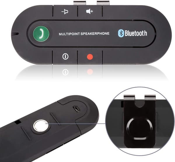 Innovativ håndfri kørsel løsning med Bluetooth V5.0 og bevægelsessensor, der sikrer sikker og problemfri forbindelse til hver tur