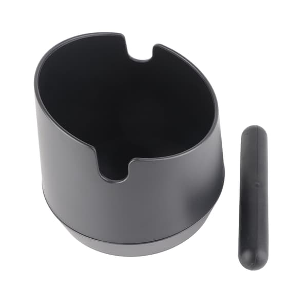 Coffee Knock Box for Espresso Lovers, Removable Knock Bar Provides Convenient Cleaning, Non-Slip Base Keeps Your Station Stable, Space-Saving Design