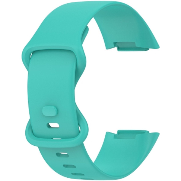 Til Fitbit Charge 5 Silikone erstatningsurrem, størrelse: L (mintgrøn)