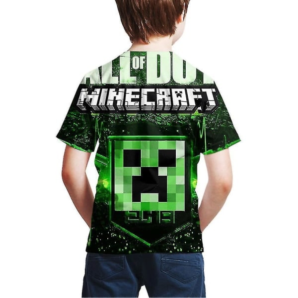Minecraft-pelipainatus lyhythihainen T-paita lapsille D D