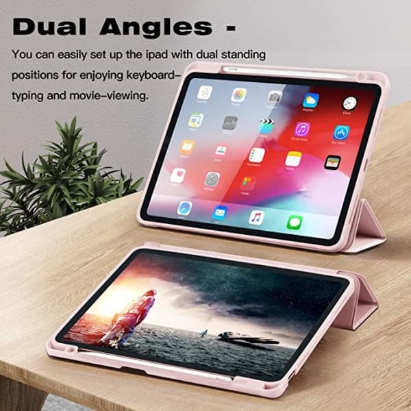 CDQ Tech-Protect Yhteensopiva iPad 10.9 2022 Kotelo SmartCase pinkki