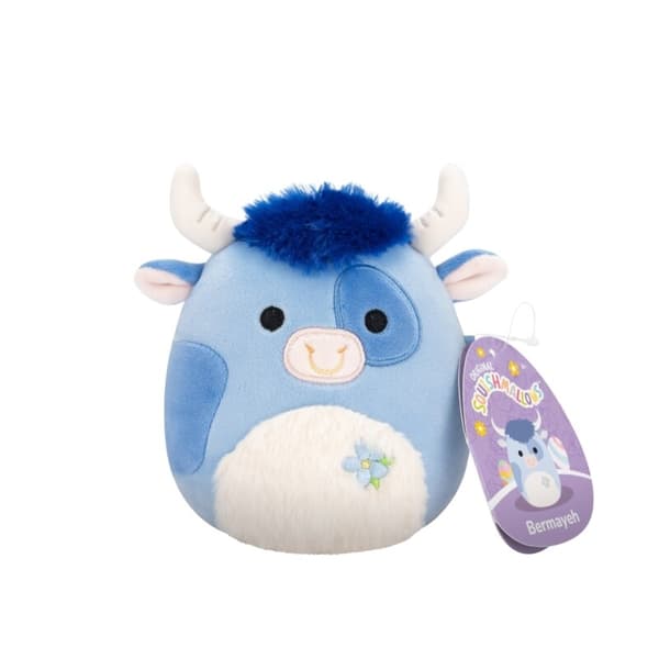 Squishmallows 19 cm Vår Bermayeh Tjur Multicolor multifärg