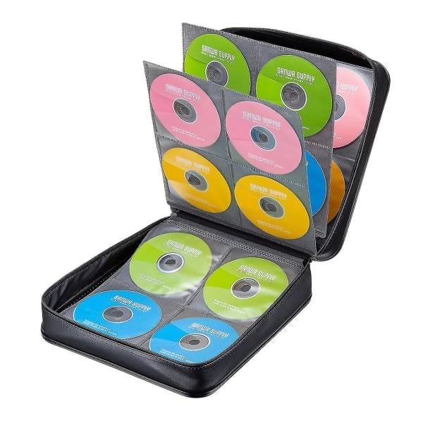 320 CD-fodral med stor kapacitet, Bärbar Dvd Vcd-förvaringslåda, Eva Skyddande Blu-ray-plånbok, Hållare, Kassett, Antiwear-häfte