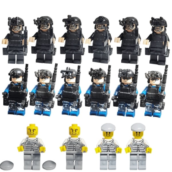 Leksaksbyggklossar SWAT 16 (SWAT-fånge) för barn Cobi Cada-kompatibel
