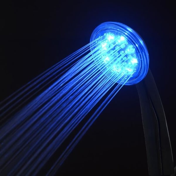 LED håndholdt bruser Håndholdt bruser jet vandkraft tryk massage bruserhoved