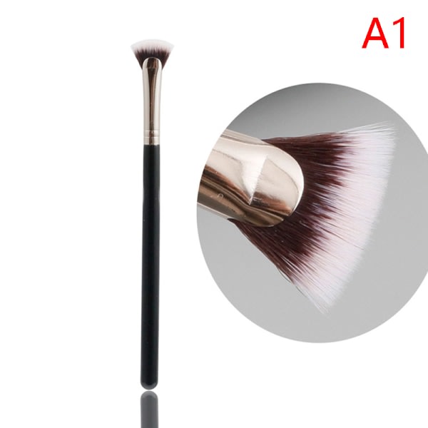 1 ST Fan Mascara Brush Fan Makeup Borste for Fransar Ögonfrans Brus A1