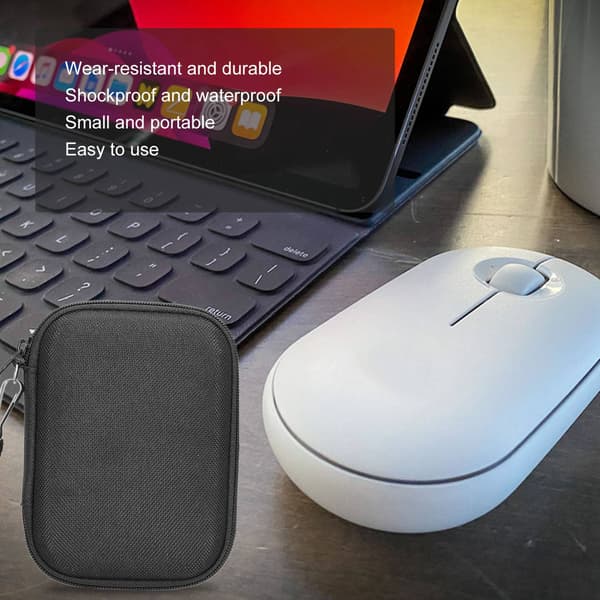 Storage Bag Shockproof Waterproof Durable EVA Protective Case for Logitech Pebble M350 Wireless Mouse