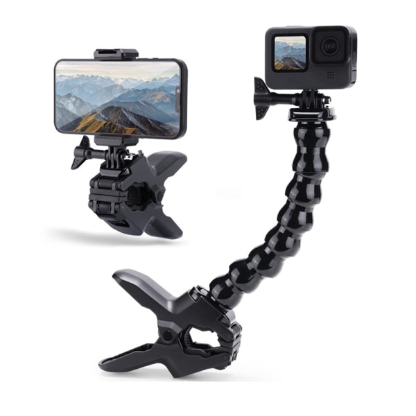 CDQ 360 tiehöylät roterande ryggsäckshållare kompatibel med GoPro