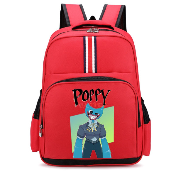 Poppyed koululaukut Play Time Piirretty printti Lapset Lapset Reppu Päiväkoti Pojat Tytöt Reppu Kirjalaatikko Lahja BB132 28x35cm