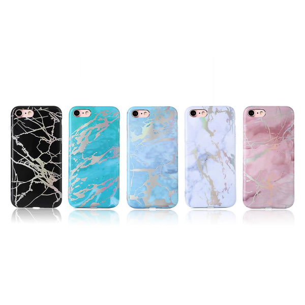 iPhone 7 | Soft Marble Shell - Lasermarmor! Flera färger Vit Apple iPhone (7)