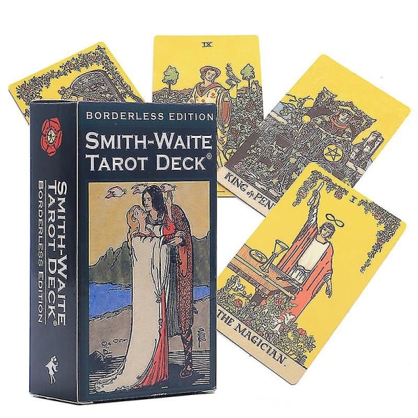 Tarotkort Oracle Card Brädspel 12*7 Smith-waite Tarot Borderless Waite zdq
