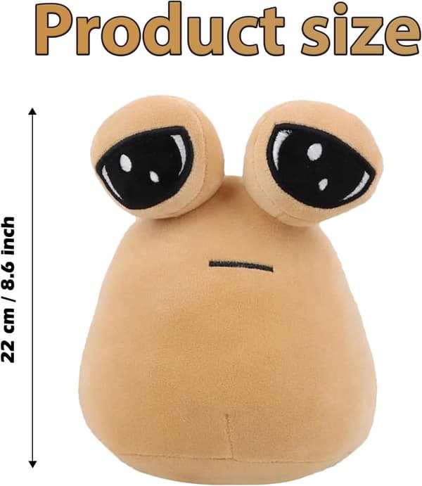 Pehmolelu Alien, 22 cm Alien Pou -pehmolelu, Kawaii-pehmolelu-tfrf