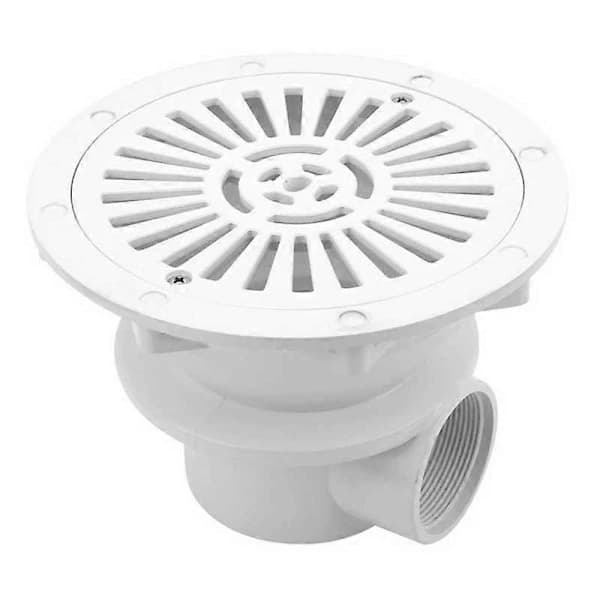 21 cm White Main Drain for Pool Plastic Floor Drain G2 Water Inlet Drainage Accessories