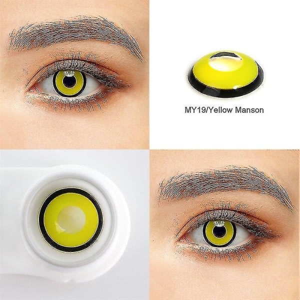 Cosplay - Färgade kontaktlinser, för ögon, för halloween, för fest, maskerad, för cosplay C