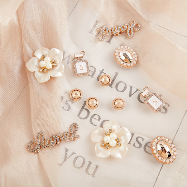 Trendige Sko Charms Tilbehør Bling Rhinestone Pige Gave Til A1