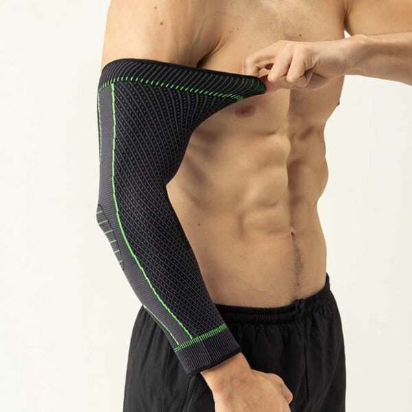 Albuebeskytter Tennisalbue - Albuestøtte Kompression XL sort black