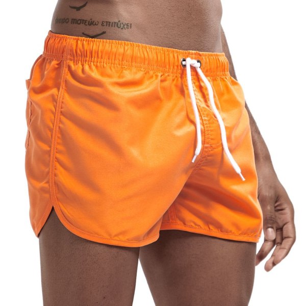 Sommar badkläder för män Shorts Märke Strandkläder Orange XL zdq