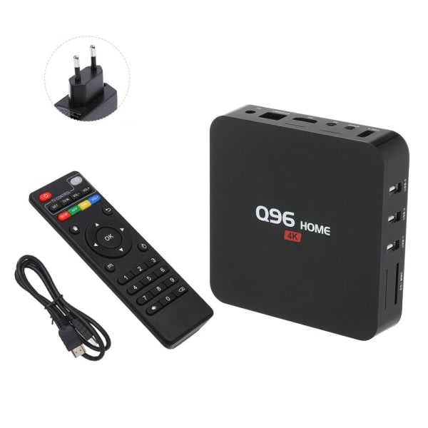 Q96 HOME Smart TV Box digiboksi EU SET +128GB