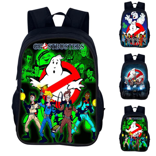 Ghostbusters Tryckt Axelväska Pojke Flicka Skolväska Ryggsäck Bokväskor_tfrf