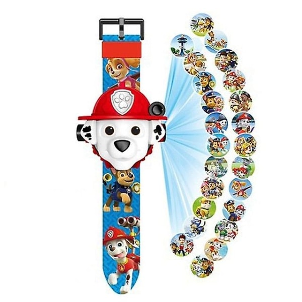 Paw Patrol Projektions Digitalklokke 24 Stilarter Projektionsur A-9014 A-9014