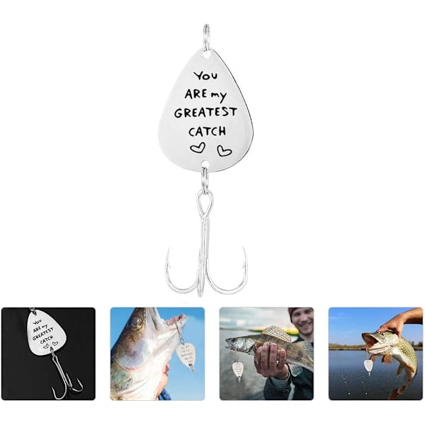 Personlig graverad fiskedrag - Fars dag present