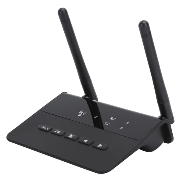 2 i 1 Bluetooth trådløs lydadapter lang rekkevidde sender mottaker AUX for bil TV