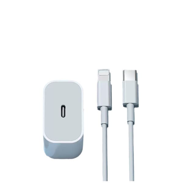 iPhone Pikalaturi USB-C 20W Virtalähde Kaapelilla