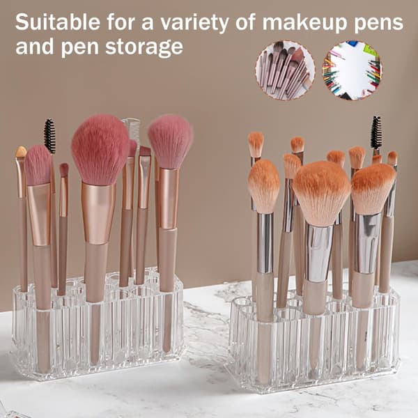 Makeup Brush Holder - Pen Jar - Makeup Organizer - Brush Holder - Cosmetic Storage Box
