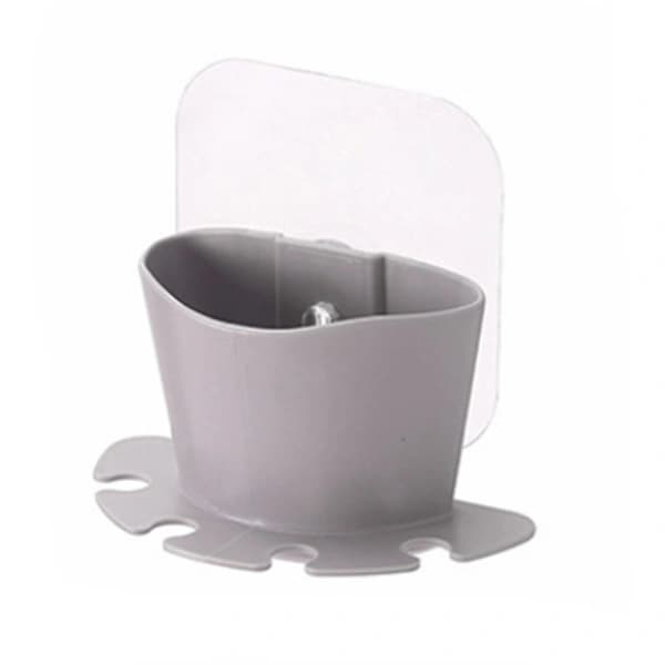 Toothbrush Wall Mount Self-Adhesive Holder for Bathroom Organization