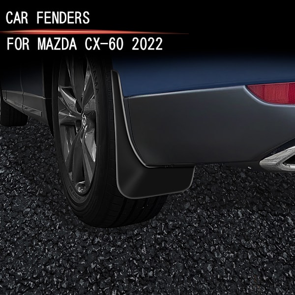 Biltillbehör för Mazda CX-60 2022 2023 Stänkskydd Lera Flikar Mud Flaps Bil Delar Llwl