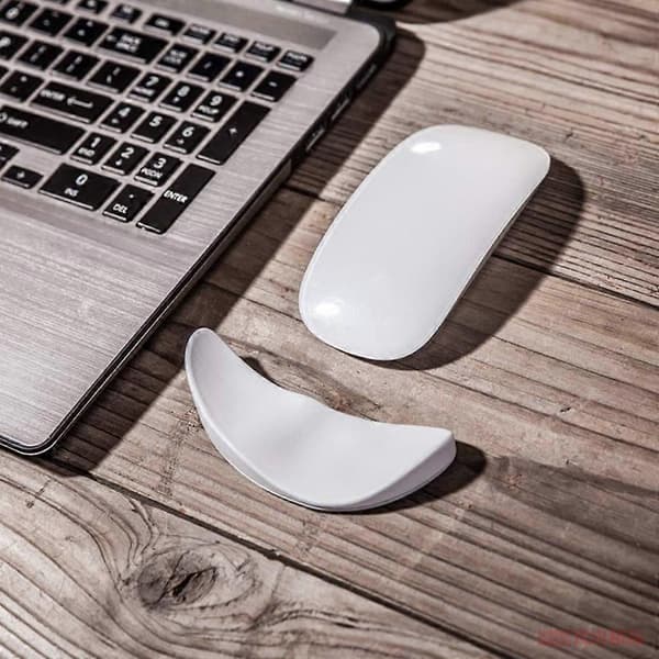Ergonomisk silikonmusematte med støtte for mus og håndledd, høyre hånd, svart_tfrf