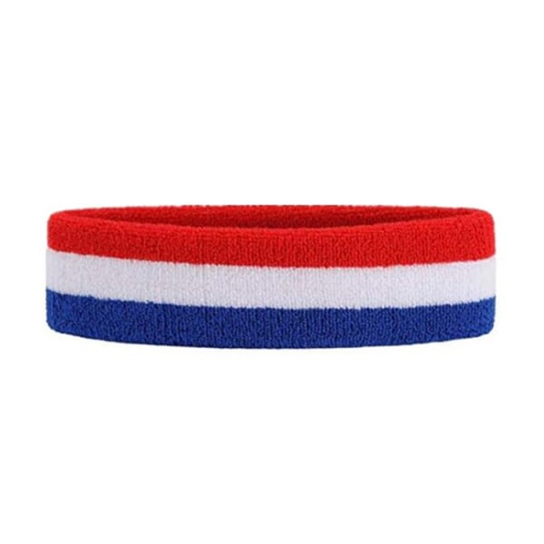 Sport Pannband Män Kvinnor Svettband Huvud Pannhandduk Pannband Sport för Löpning Cykling Jogging Tennis Fotboll