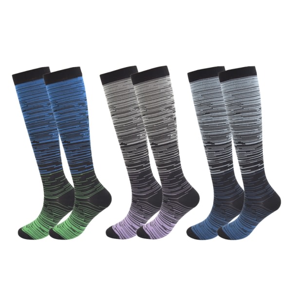 3 par Gradient kompressionsstrømper - L/XL, atletiske zdq