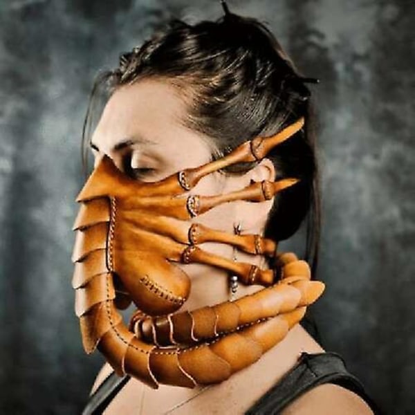 Halloween Party Rolig Mask Scorpion Mask Facehugger Latex Mask