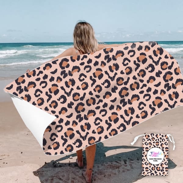 Strandhåndklæde, mikrofiberhåndklæde, badehåndklæde stor 160x80cm