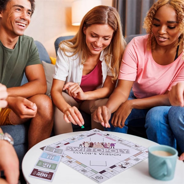 Swiftopoly Brettspill Taylor Swift Inspirert Monopol Partyspill Swifties Gave Green
