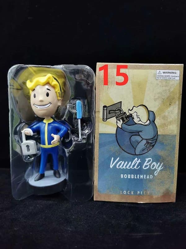 Fallout Vault Boy Bobble Head PVC Action Figur Samlerobjekt Modell Leketøy_tfrf
