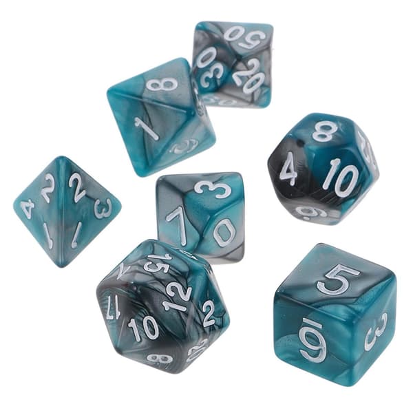 14 st Polyedriska Tärningar Tärningsset 16mm för DND D&D Warhammer 40K Brädspel-Perfekt_tfrf