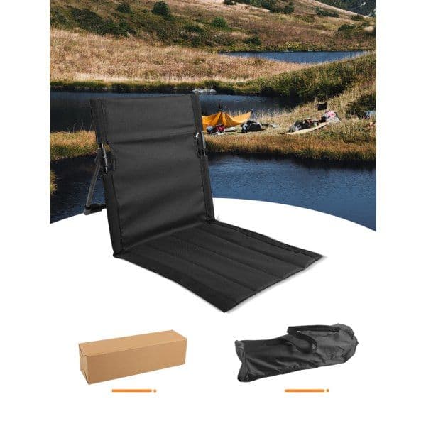Sammenleggbar strandstol, lett, lav solstol