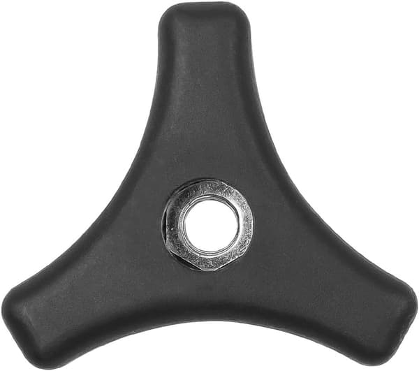 4-piece Universal Lawn Mower Handle Set - Wing Nuts and Bolts - Black