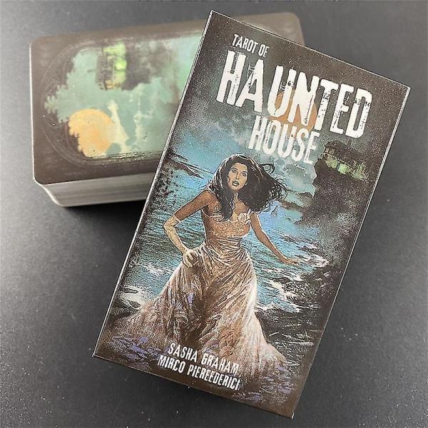 Uusi Tarot Of The Haunted House Oracle -kortti ohjausta varten ennustukset kohtalo tarot -pakka lautapeli aikuisille 78 kpl Tt135 zdq