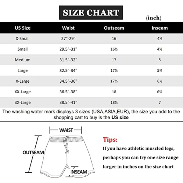 Badbyxor för män, snabbtorkande strandshorts, med fickor (svart) zdq