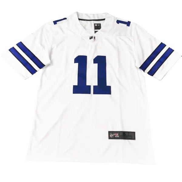 Herr Micah Parsons Navy Dallas Cowboys Uudelleenjulkaistu Jersey vit—XL zdq