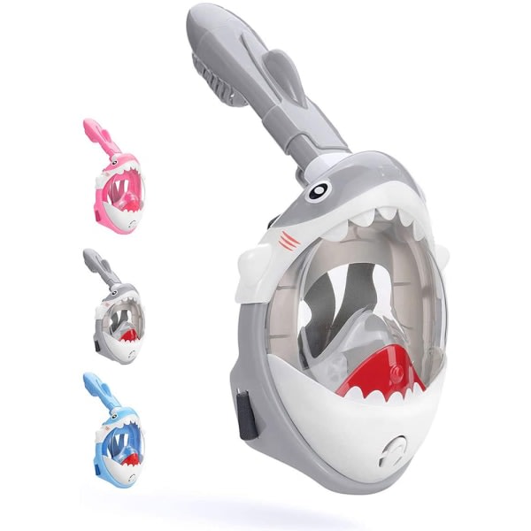 CDQ Full Face Snorkel Mask Kids - Snorkelmask för Kid HD