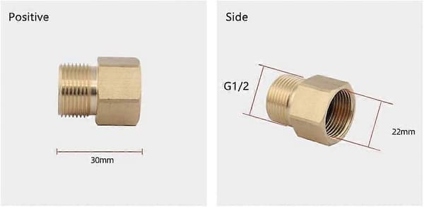 Adapteri Messinki M22 14 mm Naaras - Uros G1/2 Kierre Painepesureille_tfrf